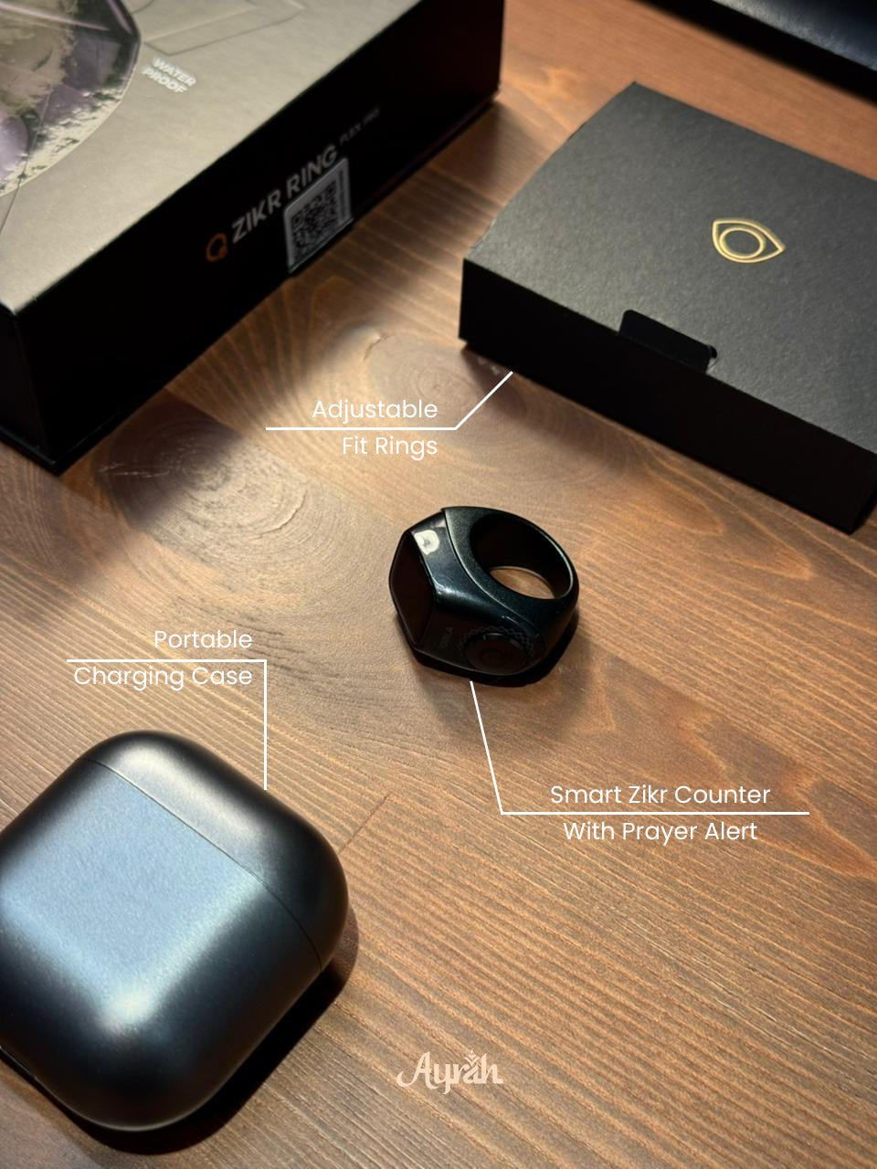 Premium Zikr Ring with Prayer Reminder