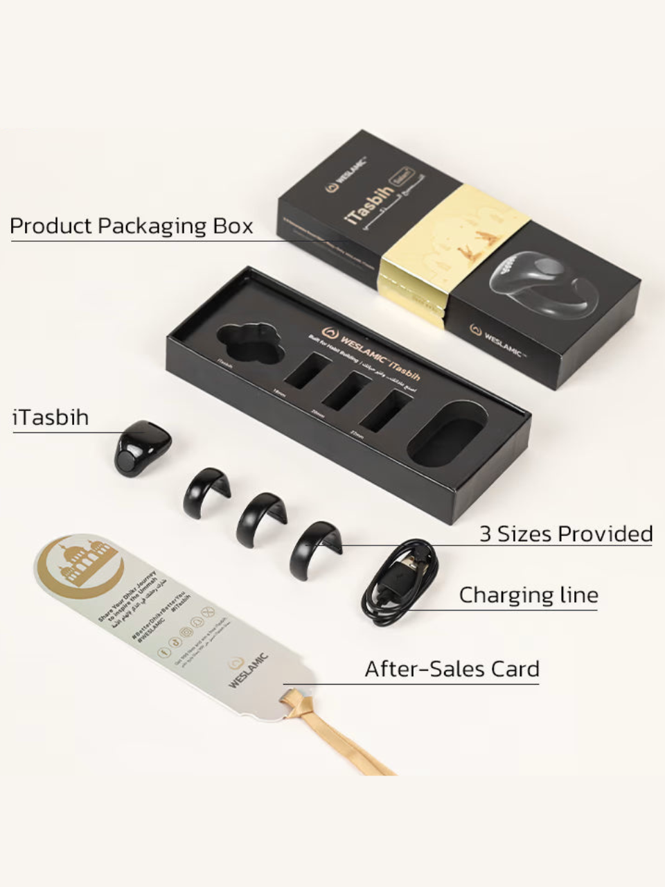 Smart Tasbih counter with Prayer Reminder